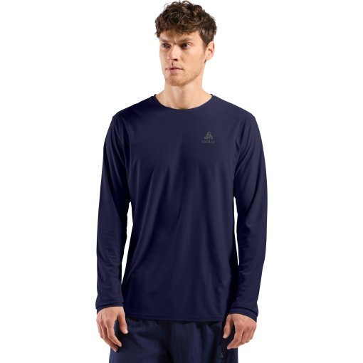 Foto de Odlo Camiseta de Manga Larga Running Hombre - Zeroweight Chill-Tec 2.0 - eclipse