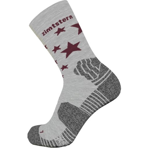 Foto de Zimtstern Calcetines Medianos Mujer - Techsockz Performance - Glacier Grey Melange