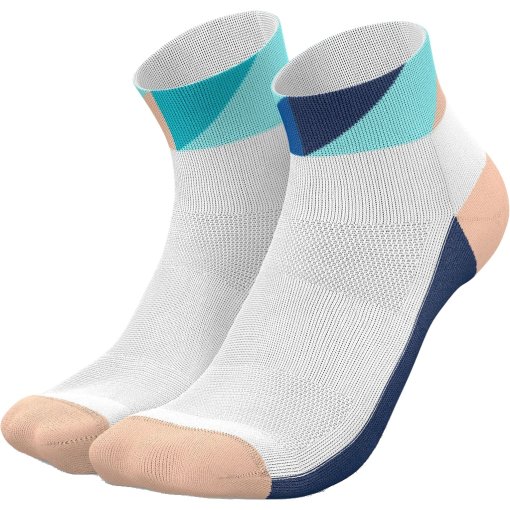 Photo produit de INCYLENCE Chaussettes Running - Polygons Short - Navy Mint