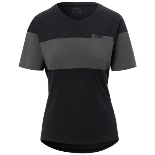 Foto de Giro Camiseta de Manga Corta Mujer - Ride - black/charcoal
