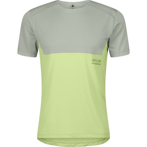 Picture of SCOTT Endurance Tech Shortsleeve Shirt Men - spray grey/acid yellow
