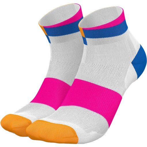 Billede af INCYLENCE Ultralight Spirals Short Socks - Blue Pink