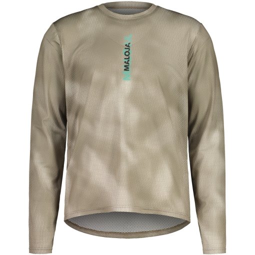 Foto de Maloja AmerlingM. Gravel Camiseta de manga larga para hombre - warm shadow papermountains 1275