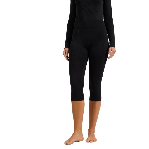 Photo produit de Odlo Blackcomb Pantalon de sous-vêtement 3/4 pour femme - black