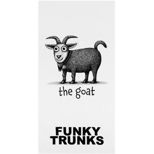 Produktbild von Funky Trunks Baumwoll Handtuch - The Goat