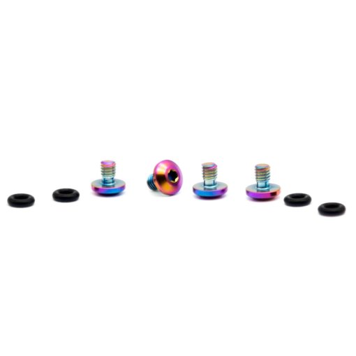 Foto de OAK Components Juego de pernos de purga - Titanio | SRAM Bleedport Aceite mineral | 4 piezas - oilslick