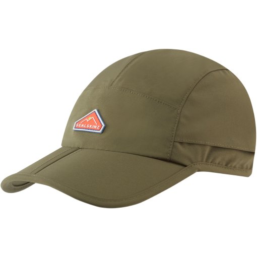 Zdjęcie: SealSkinz Poringland Wodoodporna Składana Czapka Turystyczna - Olive