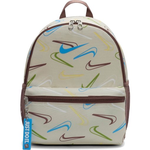 Produktbild von Nike Brasilia JDI Minirucksack 11L für Kinder - light orewood brown/smokey mauve/university blue FN0954-104
