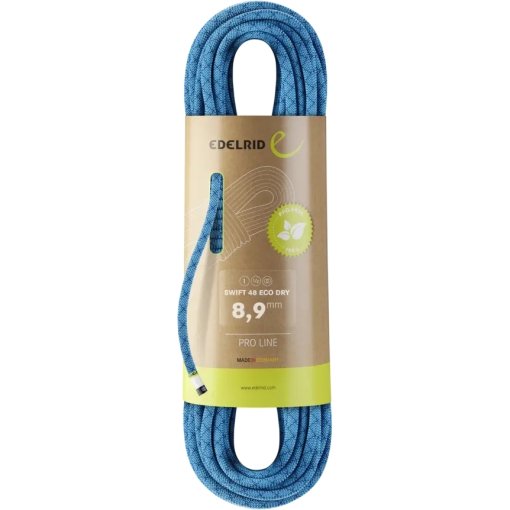 Photo produit de Edelrid Corde Escalade - Swift 48 Eco Dry 8,9 mm - 60 m - icemint