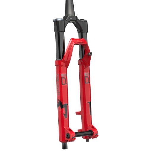 Immagine prodotto da Marzocchi Forcella Ammortizzata - Bomber DJ - Air | GRIP Sweep - 26&quot; | 100mm | Offset 37mm | 20x110mm - Gloss Red