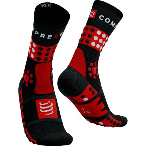 Foto de Compressport Calcetines - Trekking - negro/rojo/blanco