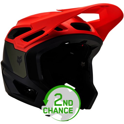Produktbild von FOX Dropframe Pro Trail Helm - Nyf - orange flame - B-Ware
