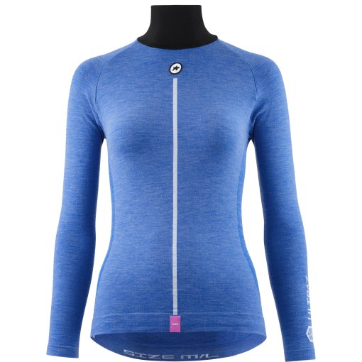 Foto de Assos Camiseta Interior Manga Larga de Invierno Mujer - Ultraz P1 - calypso blu