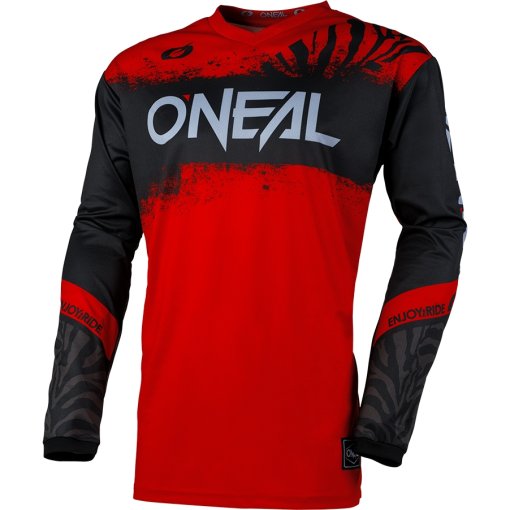 Foto de O&#039;Neal Maillot de Manga Larga Hombre - Element - SHOCKER V.25 negro/rojo