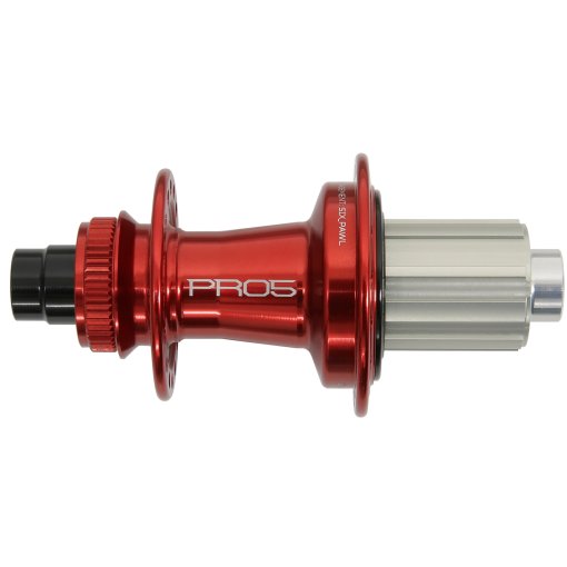 Produktbild von Hope Pro 5 Hinterradnabe - Centerlock - 12x142mm | Shimano HG - rot
