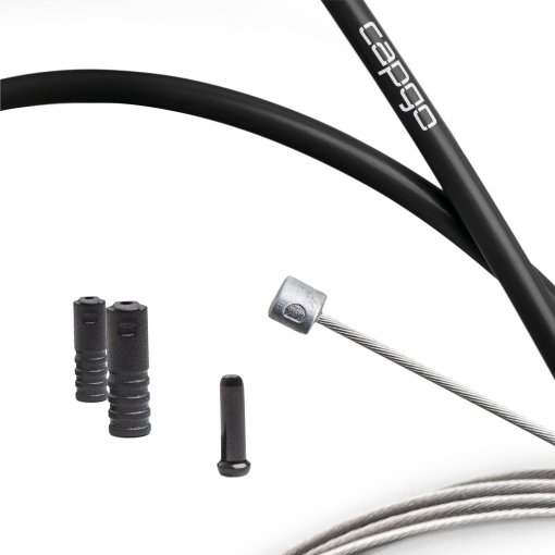 Immagine prodotto da capgo Kit di Cavo di Cambio - Blue Line ECO | Single (1x) | E-Bike/MTB (Shimano/SRAM) - nero