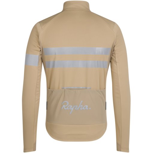Rapha Brevet Windstopper Long Sleeve Jersey Men - tan/silver