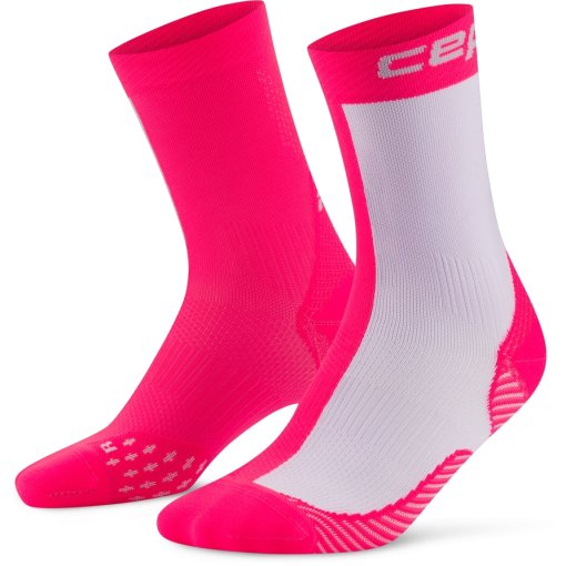 Immagine prodotto da CEP Calze a Compressione Uomo - Run Edt. Half&amp;Half Mid Cut - pink/lilac