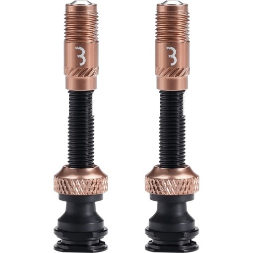 Photo produit de BBB Cycling CoreCap AL Valve BTI-166 Valves tubeless - cuivre | 40 mm | 2 pièces