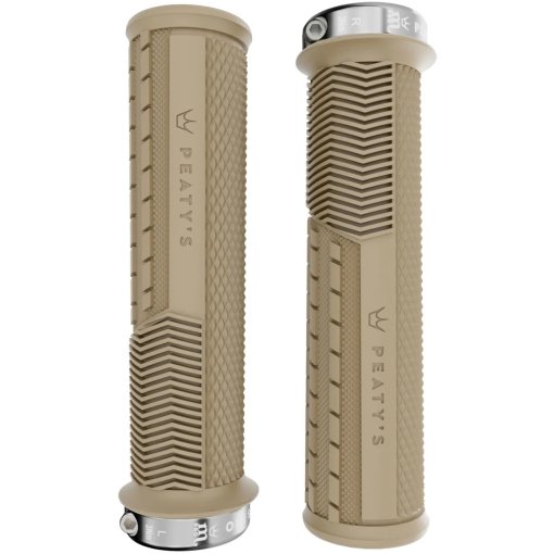 Foto de Peaty&#039;s Monarch Pro Grips Knurl Thin Puños del manillar - Sage