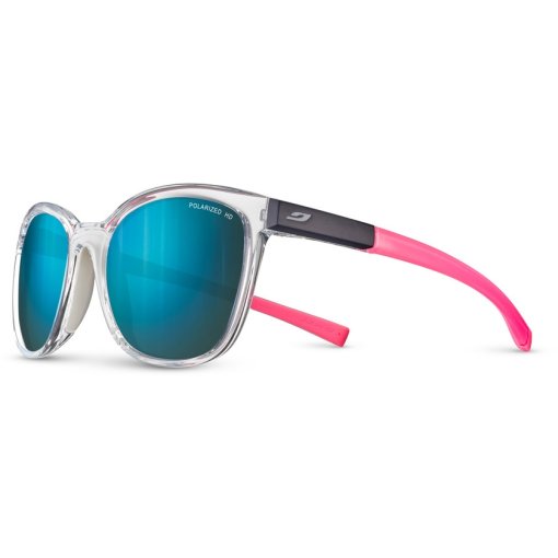 Zdjęcie: Julbo Spark Spectron HD 3 Polarized Sunglasses Kobiety - Crystal/Fluo Pink - Multilayer Blue