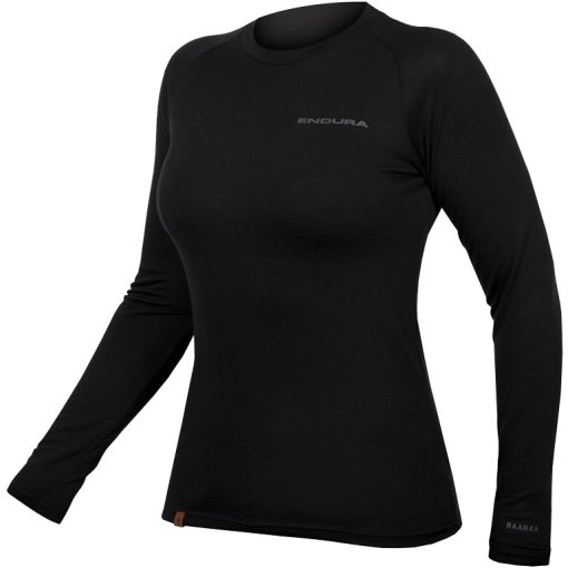 Foto de Endura Ropa Interior de Manga Larga Mujer - BaaBaa Blend - negro
