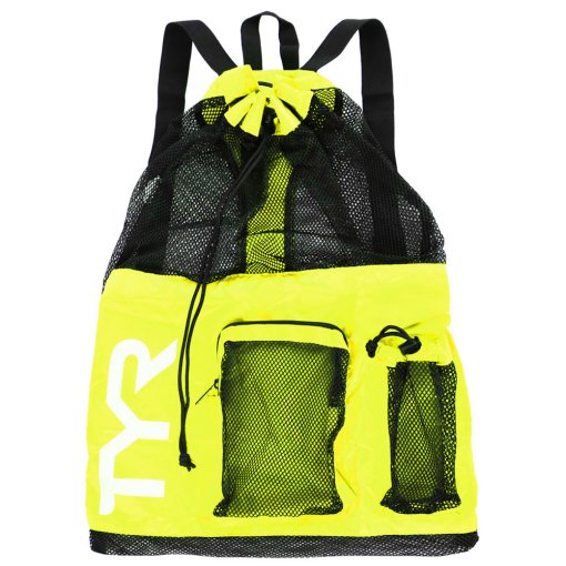 Produktbild von TYR Big Mesh Mummy 40L Rucksack - fluo yellow