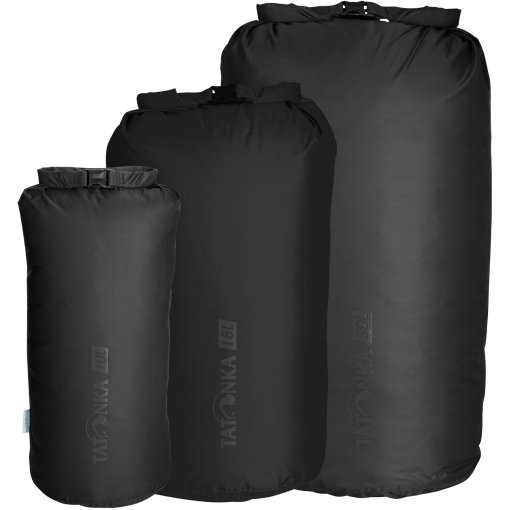 Immagine prodotto da Tatonka Dry Sack Set III - Sacco Pelo Impermeabile (Confezione da 3) - nero