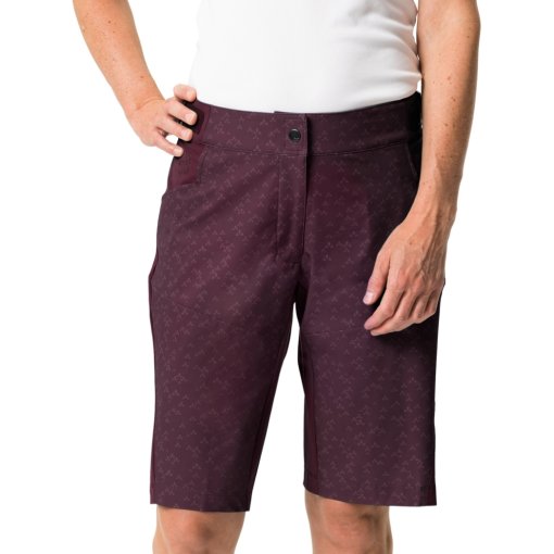 Foto de Vaude Pantalones Cortos Mujer - Ledro Print - cassis