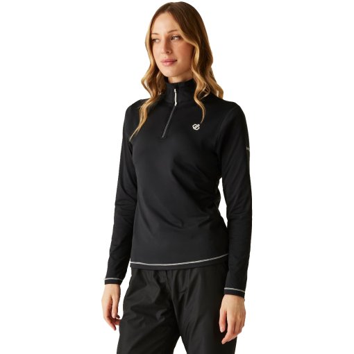 Produktbild von Dare 2b Lowline II Lightweight Core Stretch Midlayer Damen - 826 Black/Black