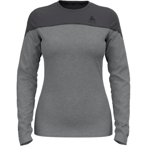 Foto de Odlo Camiseta Interior Manga Larga Mujer - Revelstoke Performance Wool Warm - dark grey melange