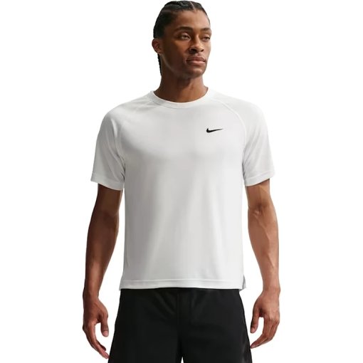 Productfoto van Nike Dri-FIT UV Flex Korte Mouw Top Heren - wit/zwart IF2136-100