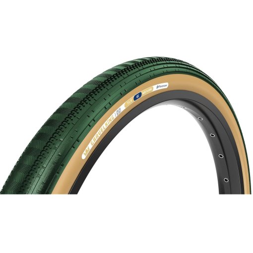 Picture of Panaracer Gravelking SS Folding Tire - Semi-Slick | TLR - 40-622 | British Racing Green/Brown | Colour Edition 2026