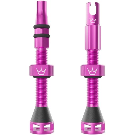 Produktbild von Peaty&#039;s Holeshot Fast Flow Tubeless Ventile - punch pink