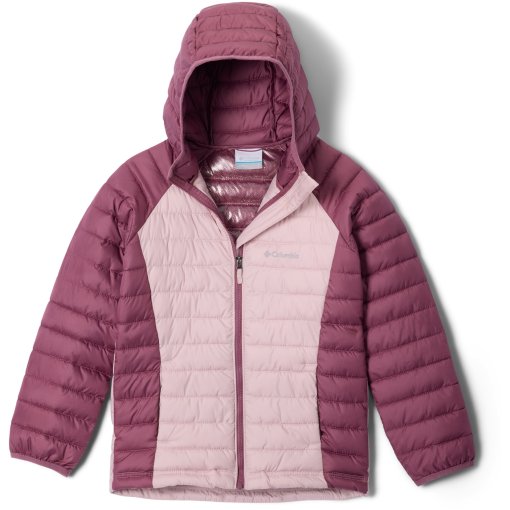 Slika izdelka Columbia Powder Lite II Jakna s kapuco za dekleta - Mineral Pink/Antique Mauve