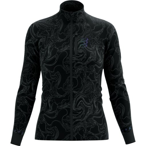 Foto de Compressport Chaqueta Mujer - Hurricane Windproof - black/aurora
