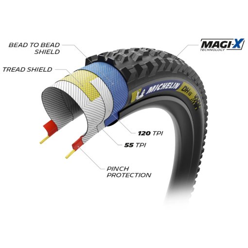 Michelin DH16 Folding Tire - Racing Line | E25 - 29x2.40
