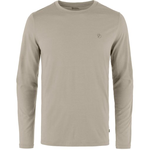 Picture of Fjällräven Abisko Wool Longsleeve Men - light fossil