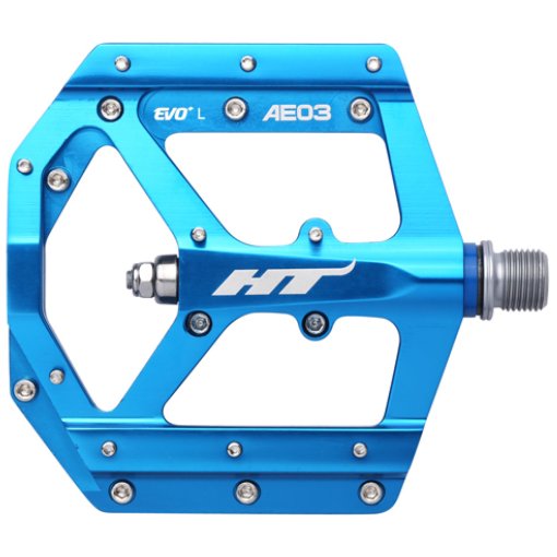 Picture of HT AE03 EVO+ Flat Pedal Aluminium - marine blue