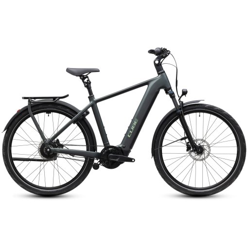 Foto de CUBE Bicicleta Eléctrica Trekking - KATHMANDU HYBRID Deluxe Pro 800 - 2027 - blackforest / chrome