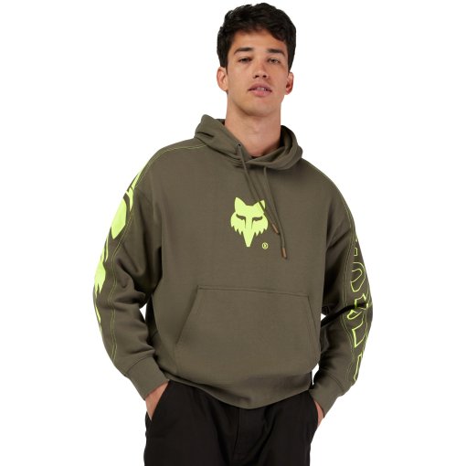 Foto de FOX Jersey con Capucha Hombre - Elevated Oversized Fleece - military