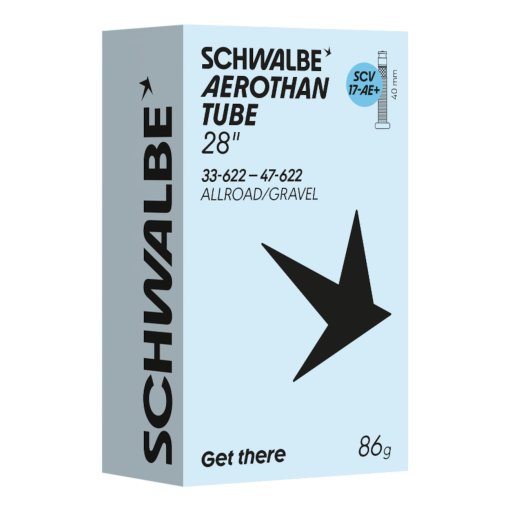 Productfoto van Schwalbe Aerothan Binnenband - No. 17AE+ | 28&quot; | Gravel/Allroad+ - 33/47-622 | SCV 40mm