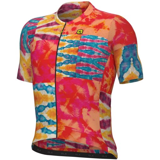 Photo produit de Alé PR-E Clorofilla Maillot à manches courtes pour hommes - orange combo