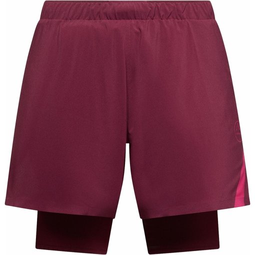 Produktbild von La Sportiva Flow 5&quot; 2-in-1 Shorts Damen - Redwood/Azalea