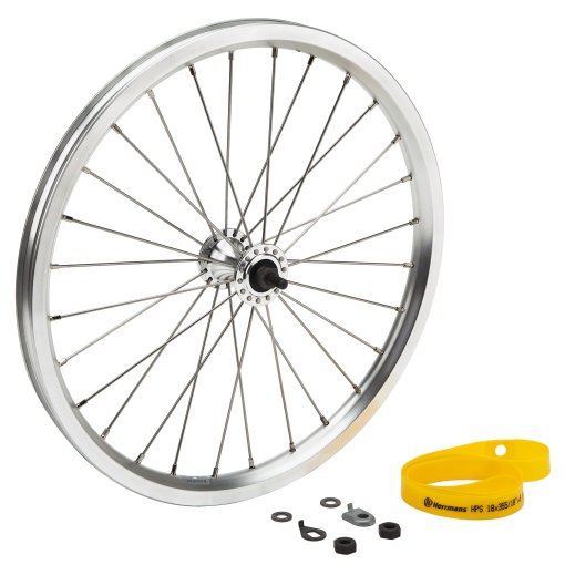 Immagine prodotto da Brompton 16&quot; Ruota Anteriore Allacciatura Radiale - argento