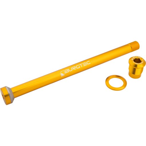 Picture of Burgtec Thru Axle - Rear | 12x148mm Boost | M12x1 | 172.5mm | for YT - Burgtec Bullion Gold
