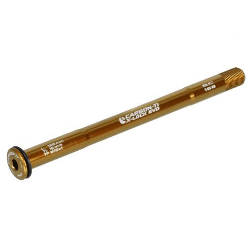 Foto de Carbon-Ti X-Lock EVO Eje pasante - 12x142/148mm - M12x1.0mm - Longitud 168mm - oro