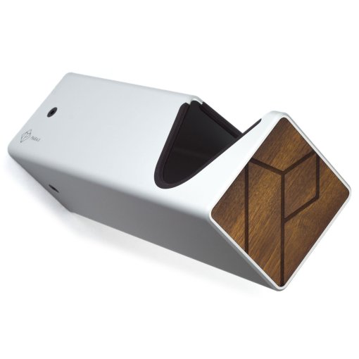 Immagine prodotto da Parax Portabici Parete - D-Rack - Argento - Nero - Kebony