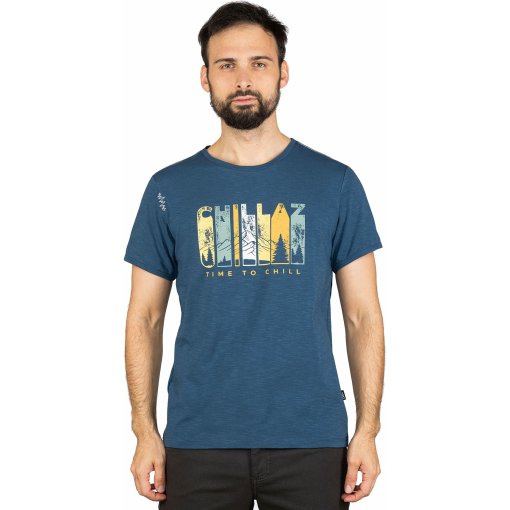 Photo produit de Chillaz T-Shirt Homme - Innsbruck Time To Chill - dark blue
