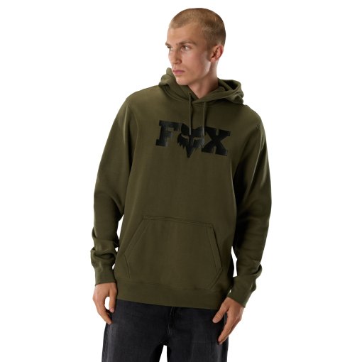 Picture of FOX Head X Fleece Hoodie Men - olive green